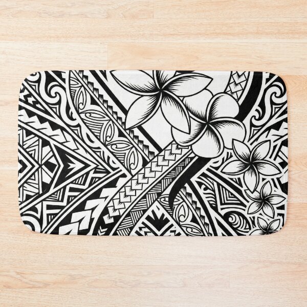 Item preview, Black and White Hawaiian Tribal Tattoo Art designed and sold by TheOneOff.
