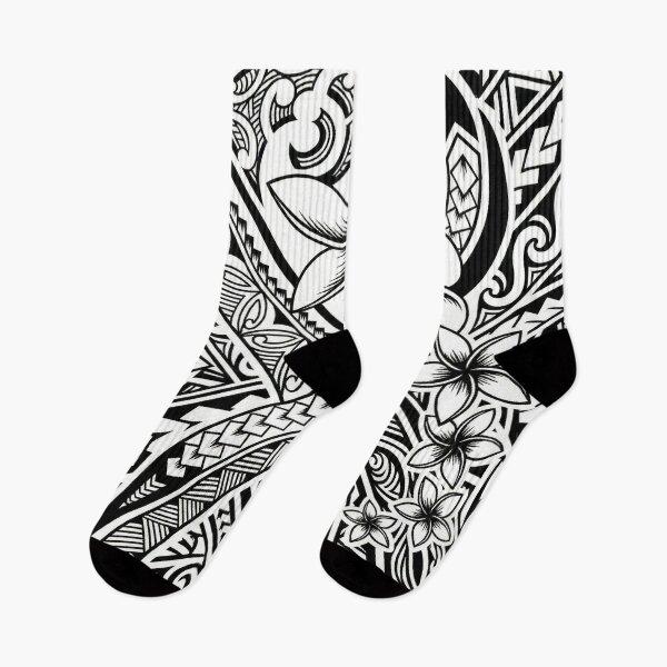 Item preview, Black and White Hawaiian Tribal Tattoo Art designed and sold by TheOneOff.