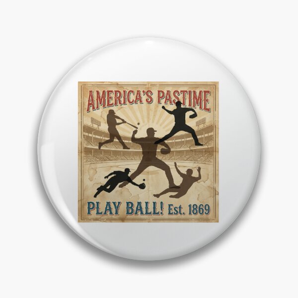 Item preview, America's Pastime Play Ball! Est. 1869 Baseball Lover designed and sold by SofenArt.