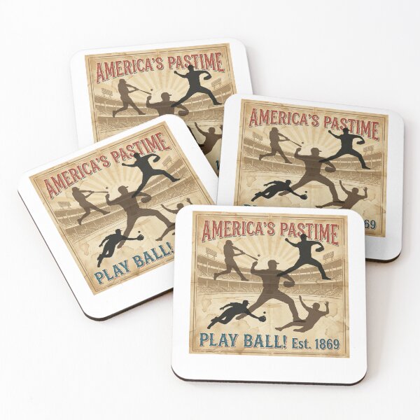 Item preview, America's Pastime Play Ball! Est. 1869 Baseball Lover designed and sold by SofenArt.