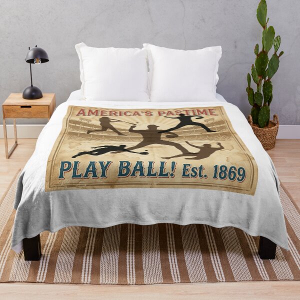 Item preview, America's Pastime Play Ball! Est. 1869 Baseball Lover designed and sold by SofenArt.