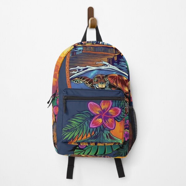 Item preview, Vintage Tropical Tiki Sunset - Sea Turtle & Island Vibes designed and sold by TheOneOff.