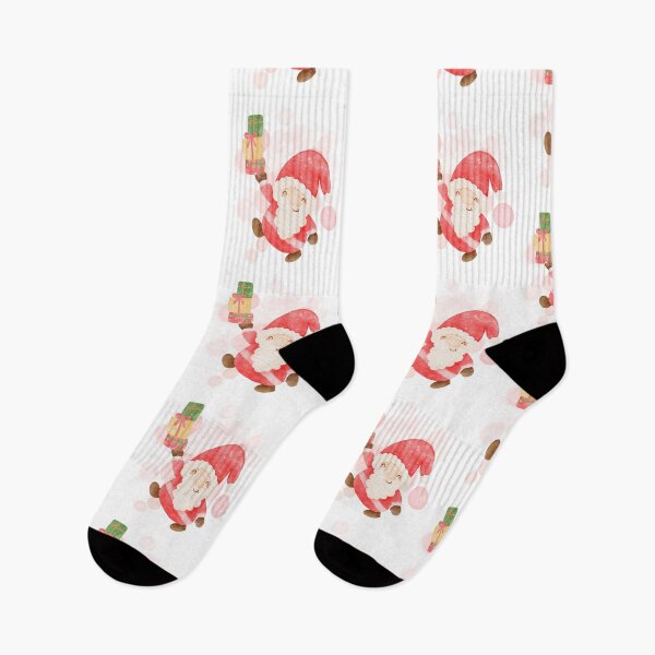 Item preview, Smiling Santa Holding Gifts – Christmas Illustration designed and sold by iamKRUK.