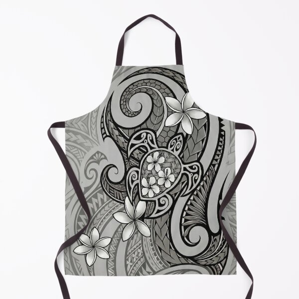 Item preview, Polynesian Tribal Sea Turtle with Plumeria designed and sold by TheOneOff.