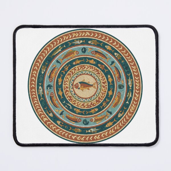 Item preview, Ancient Rome Seafood Mosaic 3 designed and sold by xMErCUrY03x.