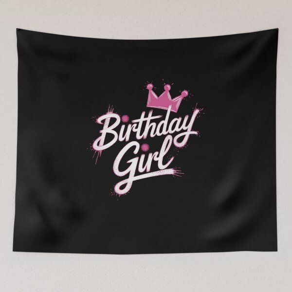 Item preview, Birthday Girl With Crown Party Queen Birthday designed and sold by VasilisLamArt.
