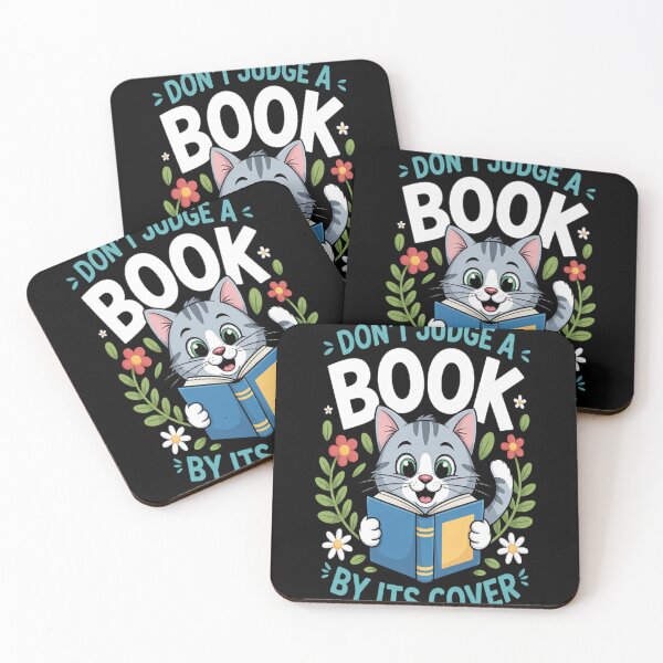 Item preview, The Curious Cat Dont Judge A Book By Its Cover designed and sold by brinbotty.