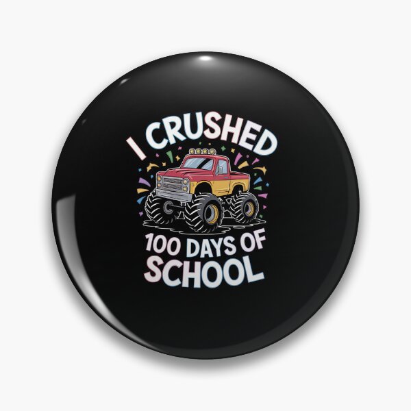 Item preview, 100 Days of School Monster Truck 100th Day of School designed and sold by estellaken.