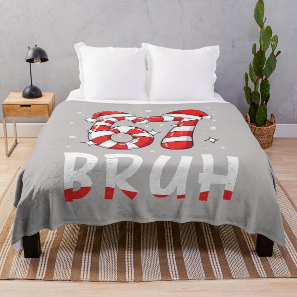 Item preview, Funny Bruh 67 Six Seven 6 7 Meme Christmas Candy Cane designed and sold by KristineLi.