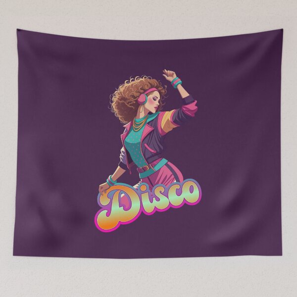 Item preview, Totally Tubular 80s Disco Vibes! designed and sold by gayishdesign.