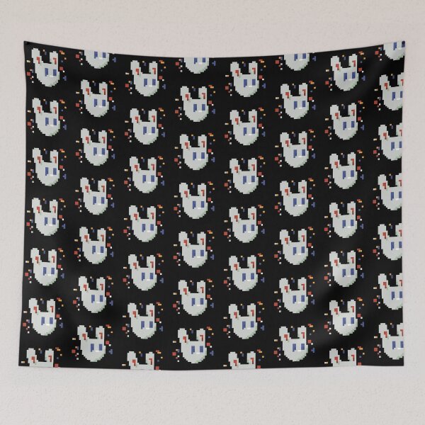Item preview, Pixel white rabbit designed and sold by Confusedcows.