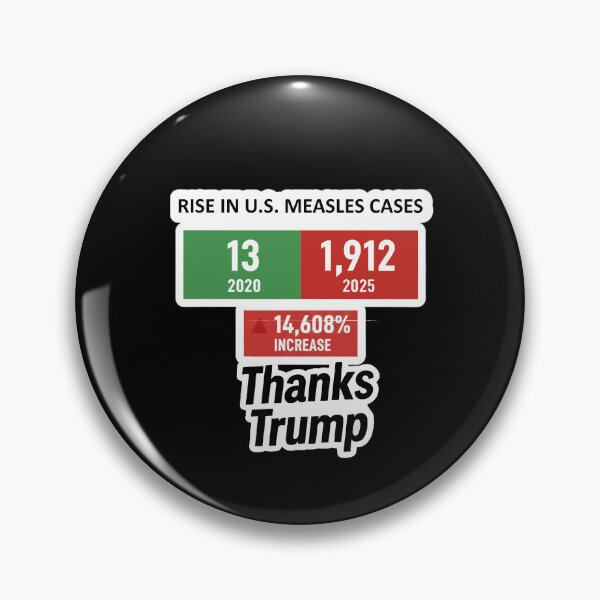 Item preview, Rise in U.S. Measles Cases MAHA designed and sold by Owcomm.