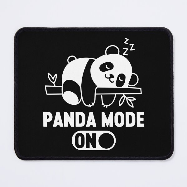 Item preview, Panda Mode On – Funny Cute Lazy Panda designed and sold by gunaone-design.