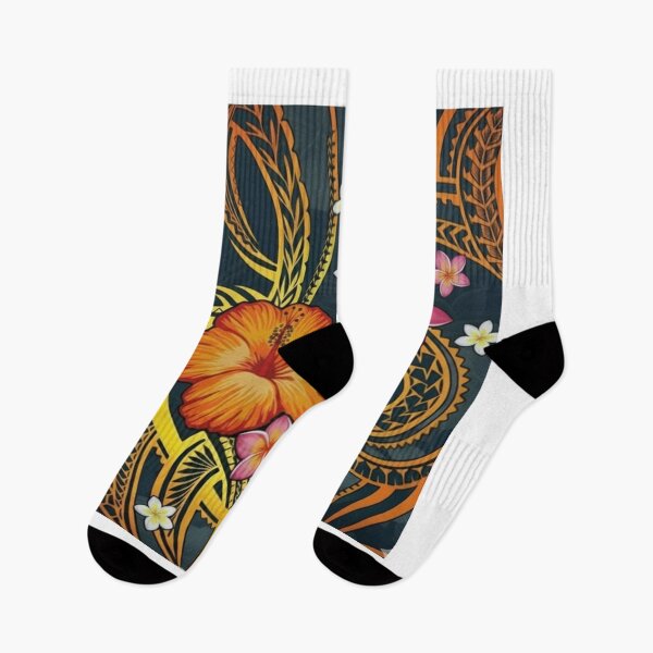 Item preview, Exotic Golden Polynesian Vibes - Tribal Floral Art designed and sold by TheOneOff.