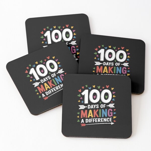 Item preview, 100 Days of Making Difference 100th Day of School Teacher designed and sold by VasilisLamArt.