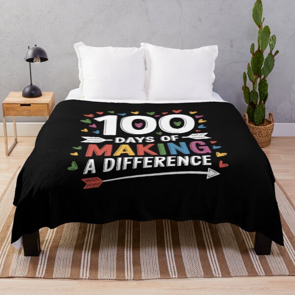 Item preview, 100 Days of Making Difference 100th Day of School Teacher designed and sold by VasilisLamArt.