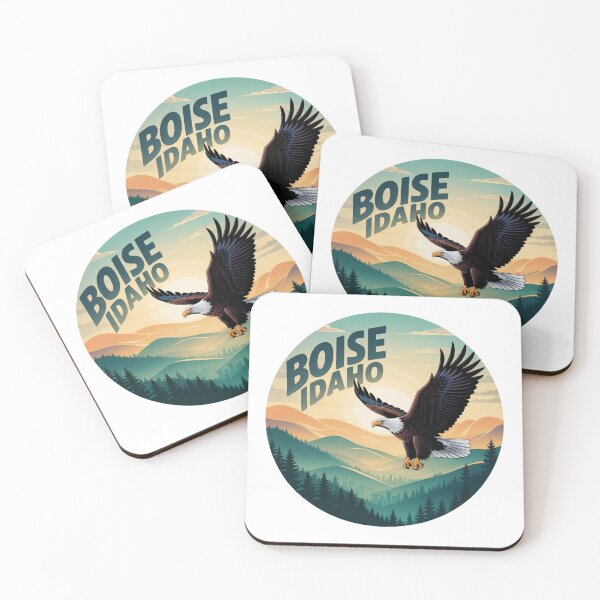 Item preview, Boise Idaho Eagle Design - Modern Wildlife Art 2 designed and sold by CircinusStore.