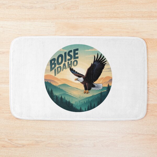 Item preview, Boise Idaho Eagle Design - Modern Wildlife Art 2 designed and sold by CircinusStore.