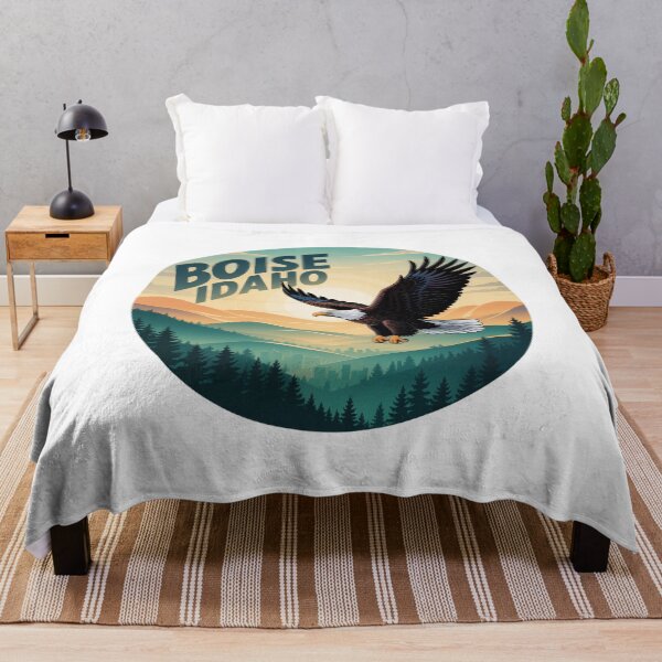 Item preview, Boise Idaho Eagle Design - Modern Wildlife Art 2 designed and sold by CircinusStore.
