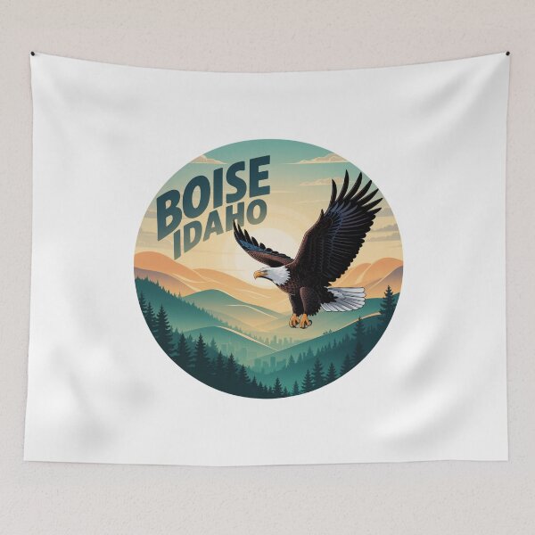 Item preview, Boise Idaho Eagle Design - Modern Wildlife Art 2 designed and sold by CircinusStore.