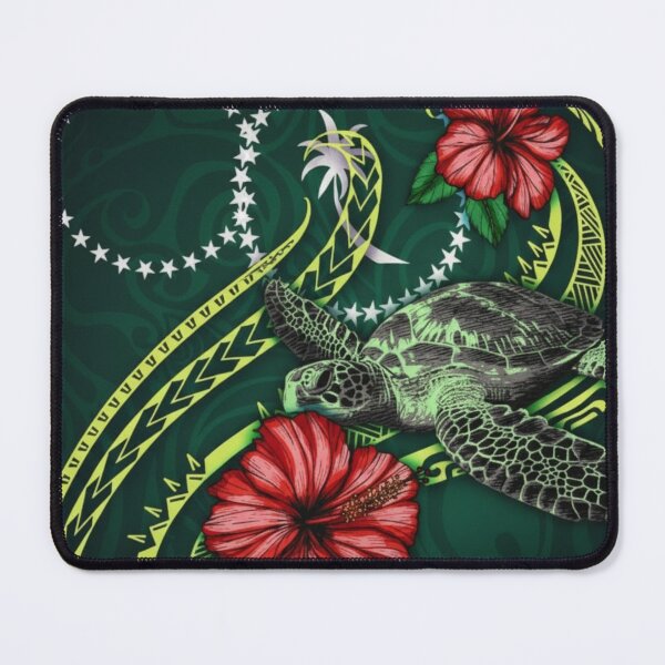 Item preview, Sea Turtle & Honu Green Background Art designed and sold by TheOneOff.