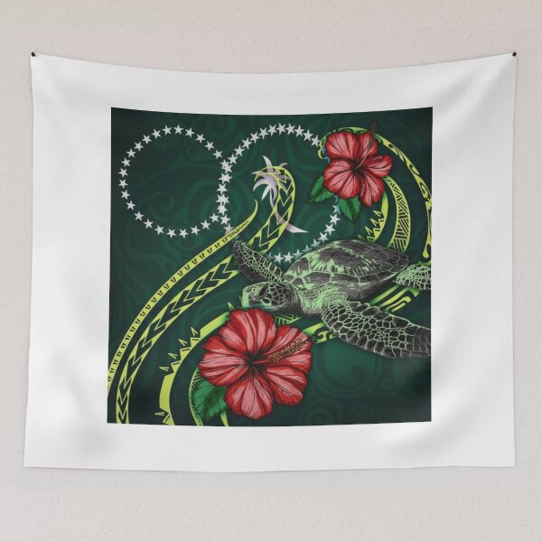 Item preview, Sea Turtle & Honu Green Background Art designed and sold by TheOneOff.