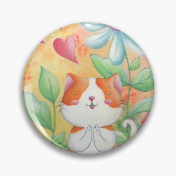 Item preview, Om Meow Hum -- Il gattino che medita -- Meditating Cat designed and sold by CartoFavola.