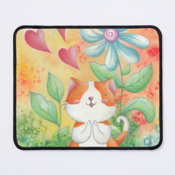Item preview, Om Meow Hum -- Il gattino che medita -- Meditating Cat designed and sold by CartoFavola.