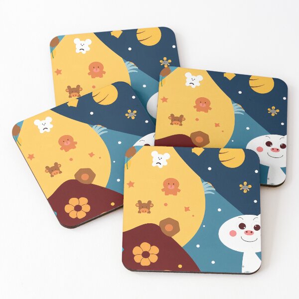 Item preview, 3 Charming Illustrations Adorable Animals Endless Fun Art designed and sold by ART ATTACK ZONE.
