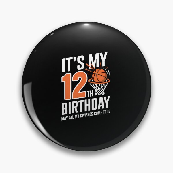 Item preview, 12 Year Old Happy 12th Birthday Basketball 12th Birthday designed and sold by milanforbes.