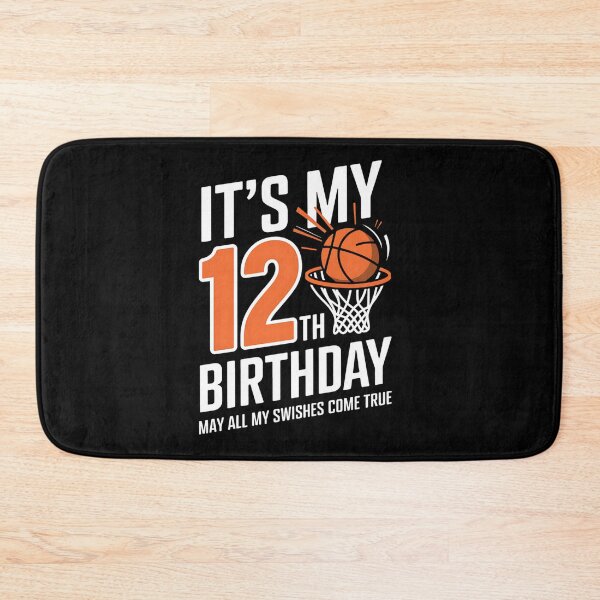 Item preview, 12 Year Old Happy 12th Birthday Basketball 12th Birthday designed and sold by milanforbes.