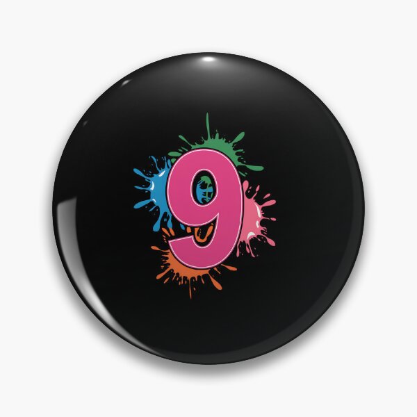 Item preview, 9th Birthday Paint Splashes designed and sold by estellaken.