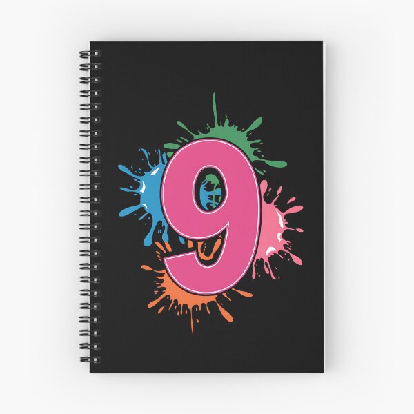 Item preview, 9th Birthday Paint Splashes designed and sold by estellaken.