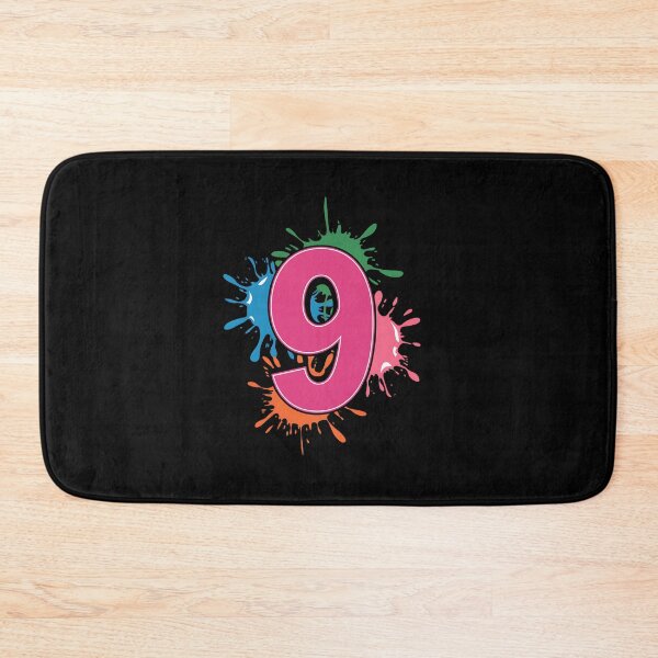 Item preview, 9th Birthday Paint Splashes designed and sold by estellaken.
