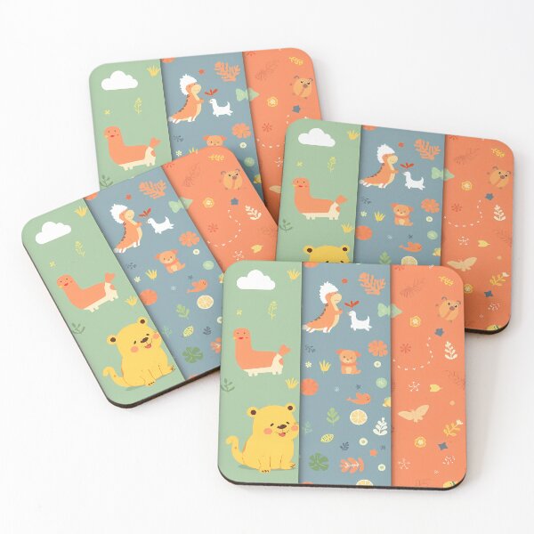 Item preview, 6 Charming Illustrations Adorable Animals Endless Fun Art designed and sold by ART ATTACK ZONE.