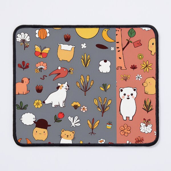 Item preview, 9 Charming Illustrations Adorable Animals Endless Fun Art designed and sold by ART ATTACK ZONE.