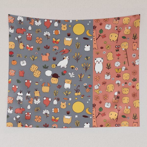 Item preview, 9 Charming Illustrations Adorable Animals Endless Fun Art designed and sold by ART ATTACK ZONE.