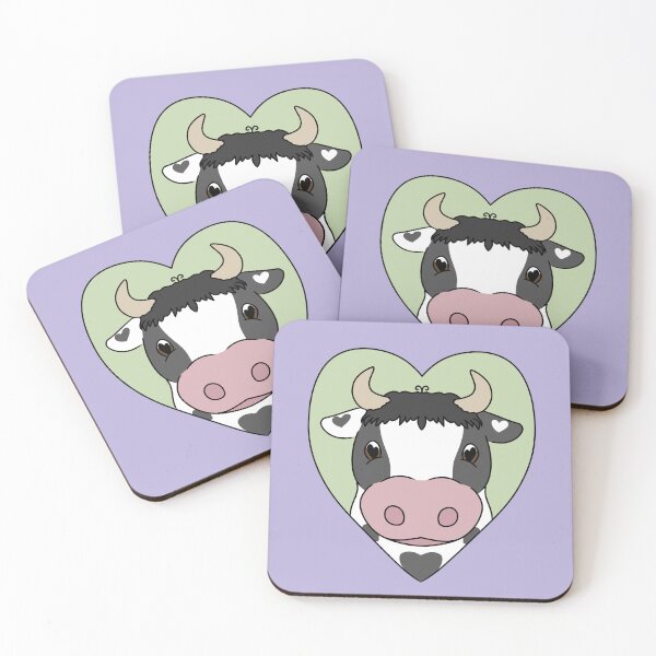Item preview, Cute Cow Heart designed and sold by HugSomeNettles.