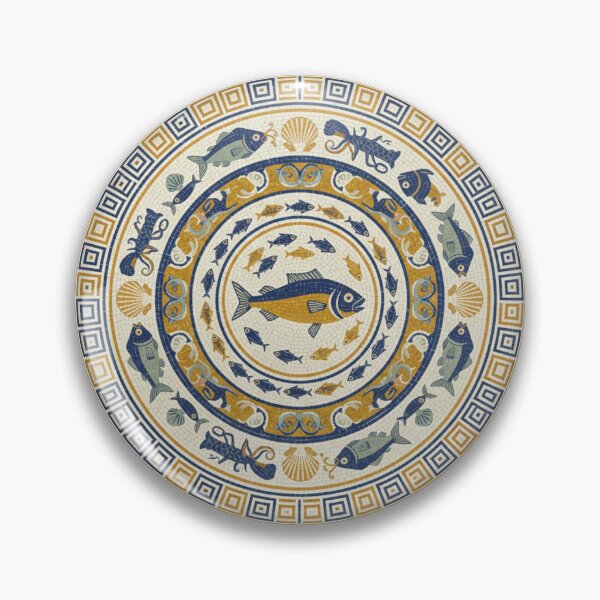 Item preview, Ancient Rome Seafood Mosaic 4 designed and sold by xMErCUrY03x.