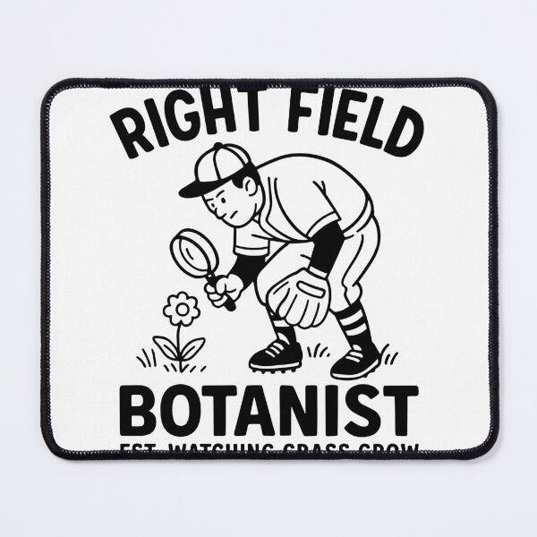 Item preview, Funny Right Field Baseball Player – Cartoon Sports Humor designed and sold by gunaone-design.