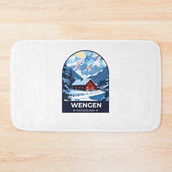 Item preview, Wengen Switzerland Sticker designed and sold by TulipaGraphics.