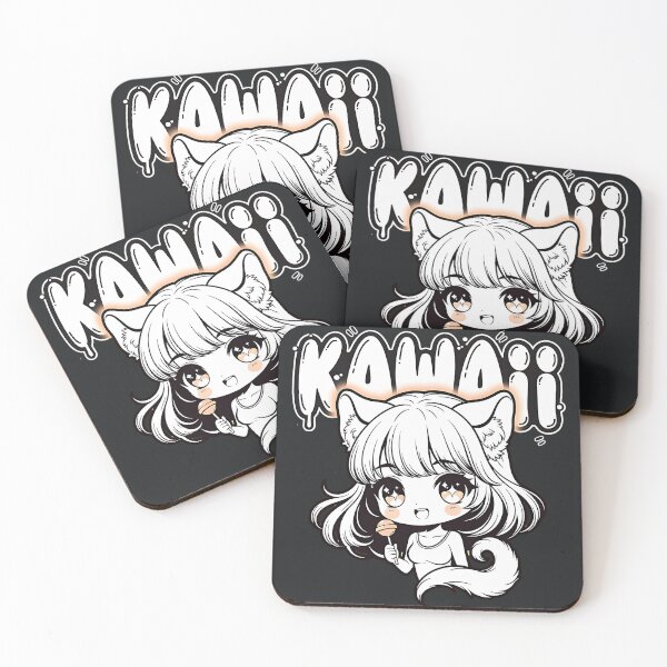 Item preview, Kawaii – Cute Anime Fox Girl Character designed and sold by Taans-Creation.