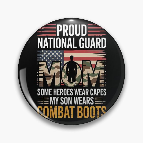 Item preview, My Son Wears Combat Boots-Proud National Guard Mom Army designed and sold by gandebro.