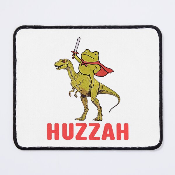 Item preview,  Vintage Huzzah Knight Frog Riding A Dinosaur designed and sold by Mado Shop.