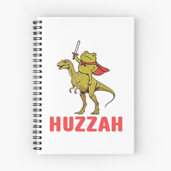 Item preview,  Vintage Huzzah Knight Frog Riding A Dinosaur designed and sold by Mado Shop.