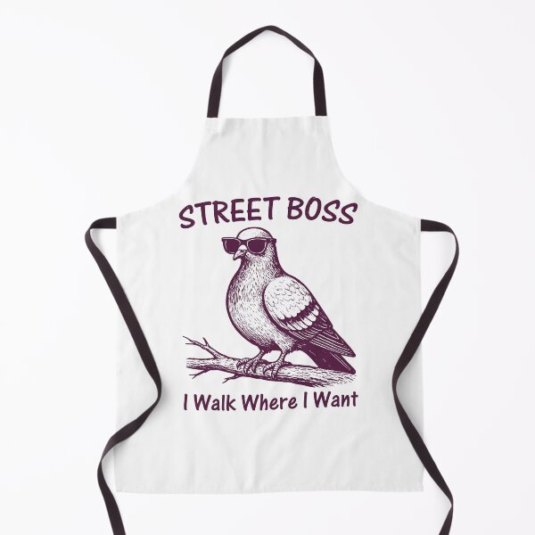 Item preview, Funny Pigeon Street Boss Urban Bird Art designed and sold by gunaone-design.