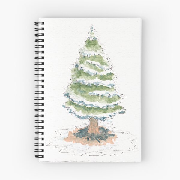 Item preview, Snowy Pine Tree designed and sold by A_Guy_With_Art_Supplies.