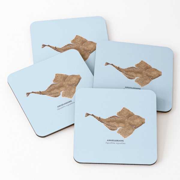 Item preview, ANGELSHARK-Squatina squatina (name) designed and sold by BEATRIZ ABAITUA.