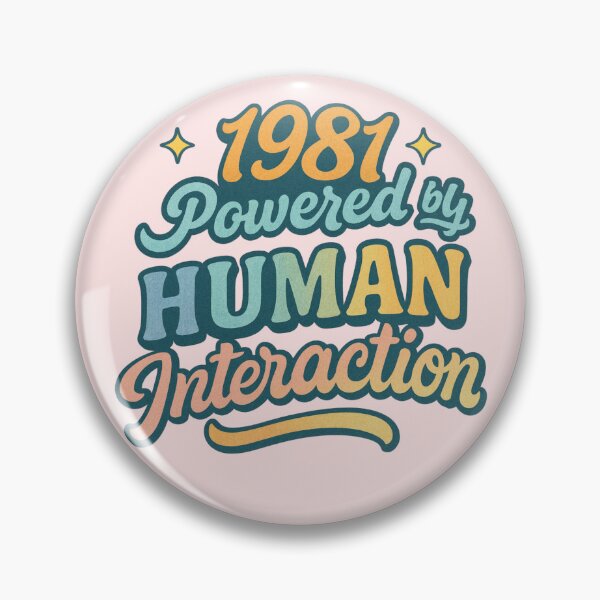 Item preview, Born in 1981 retro typography in candy-colored pastel tones designed and sold by Meandmyshop.