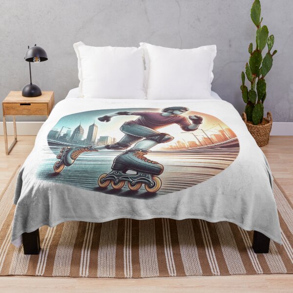 Item preview, Roller Skater – Urban Speed and Motion Illustration designed and sold by denip.